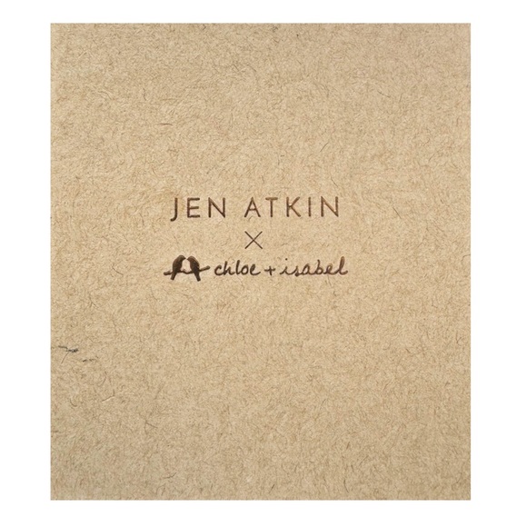 NIB- Jen Atkin x Chloe + Isabel Deep Crimson & Crystal : Gold Jewels Necklace - Picture 3 of 7